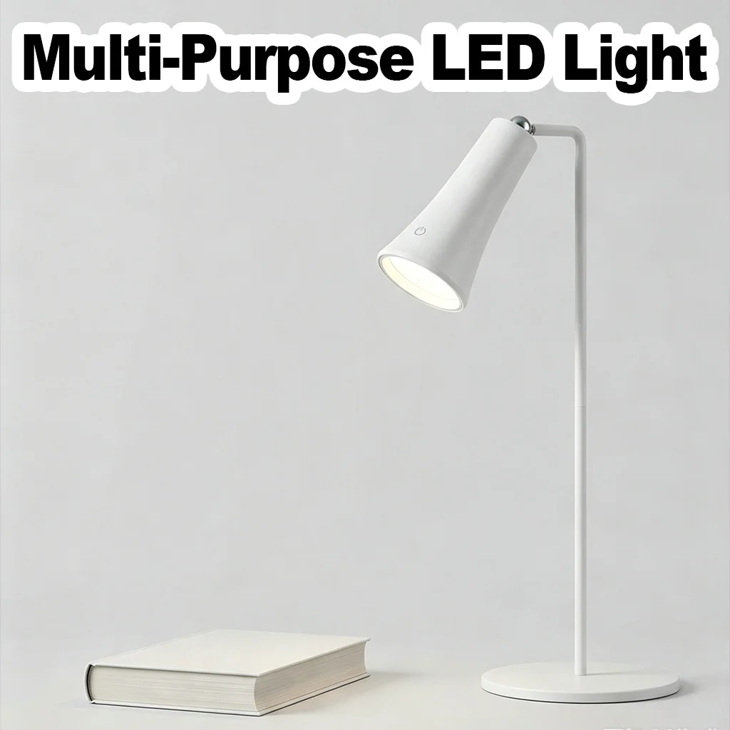 LED Desk Lamp 3 Color Modes Dimmable Adjustable Versatile Magnetic or Even A Portable Flashlight for Bedroom Home Office Reading