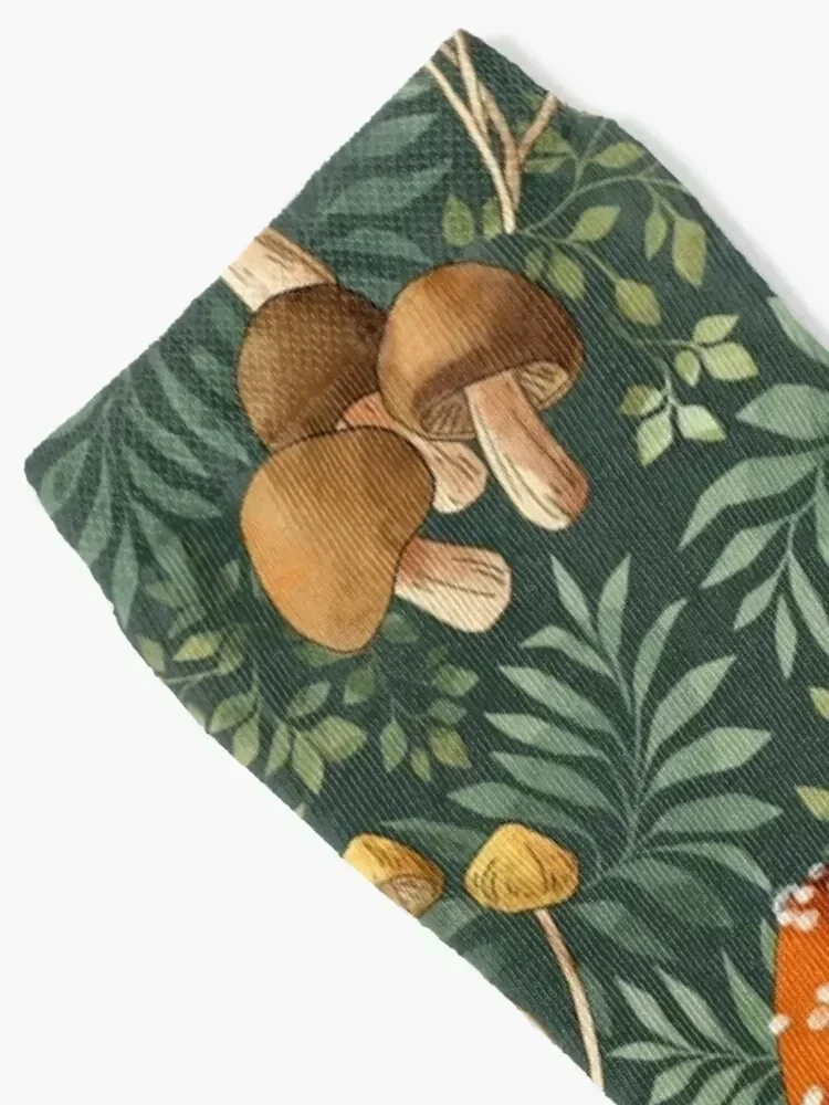 Woodland Mushroom Spray Socks hip hop hiking aesthetic cycling Socks Woman Men's
