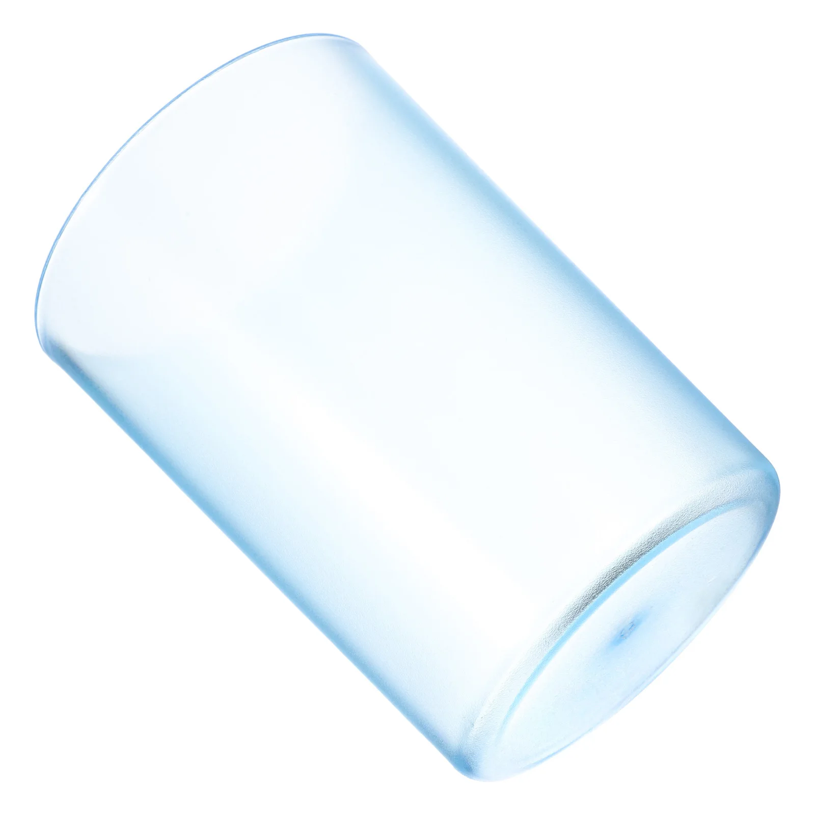 

Premium Transparent Toothbrush Cup Blue Rustic Modern Style Scratch-Resistant Surface Compact Shape Fits Any Sink Area Home