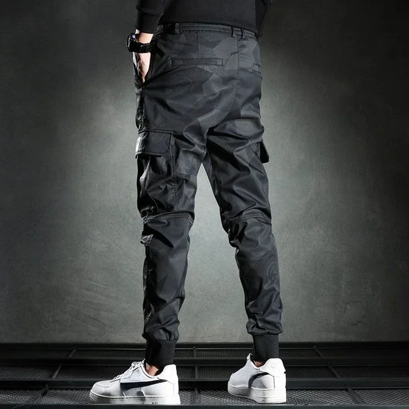 Cargo Pants For Men Black Fishing Multipockets Trousers Man Summer Multi Pocket With Stylish Hot Slacks Loose Y2k High Quality