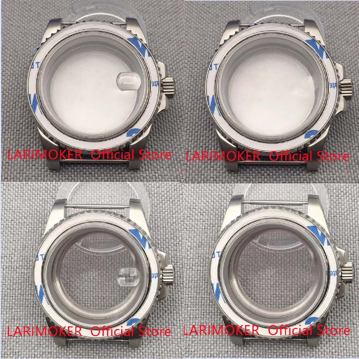 40mm Sterile  Sapphire Glass TransParent Case BackFit NH34 NH35 to NH39 ETA 2836 Miyota  8215 Mingzhu DG2813 3804 MOVEMENT