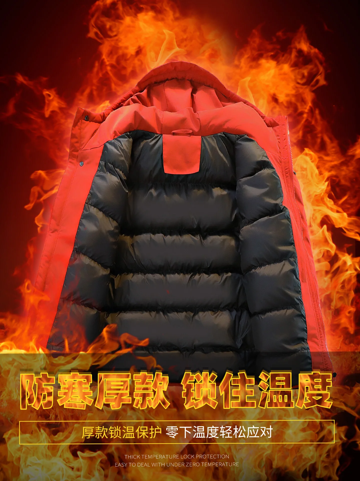Men New Trendy Couple Windproof Warm Parkas Men Thick Outdoor Windbreaker Coat Men Fashion Casual Waterproof Coat Men Outerwear