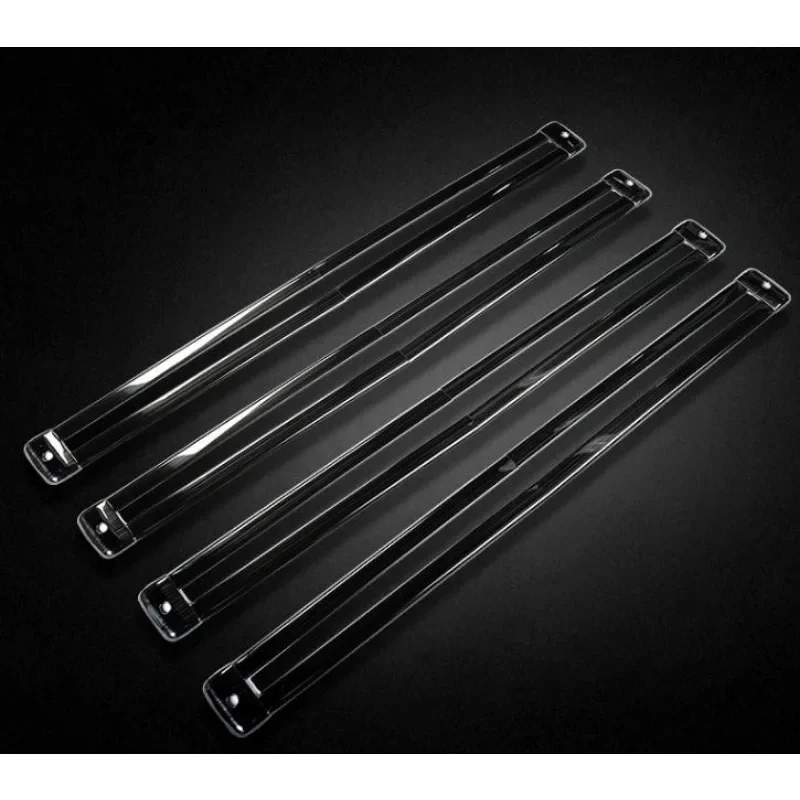 For Toyota Sienna 2011 -2022 Car Moulding Accessories Stainless Steel Rear Seat Track Path Slide Rail Frame Cover Trims