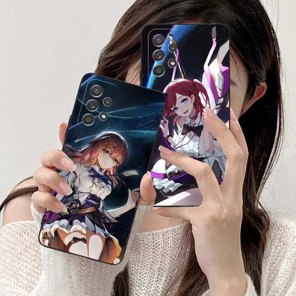 HSR Asta Matte TPU Mobile Phone Case for Samsung Galaxy M55 54 42 35 34 33 32 23 22 15 14 13 12 F55 5G Colorful Cover