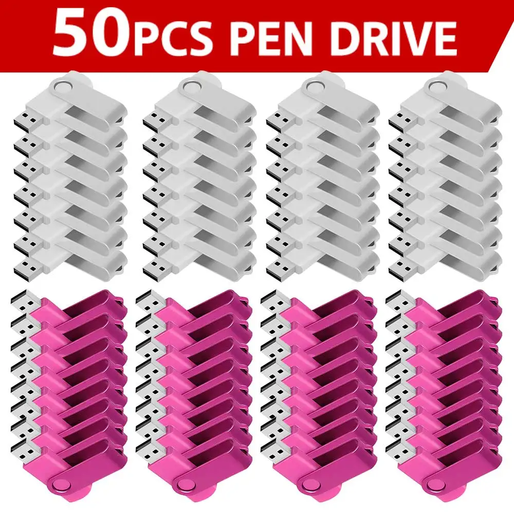 

50 шт./лот, цветные USB-флешки с бесплатной лазерной гравировкой логотипа, USB 2.0, 4 ГБ, 8 ГБ, 16 ГБ, 32 ГБ, 64 ГБ, 128 ГБ, флеш-накопители, USB-диски