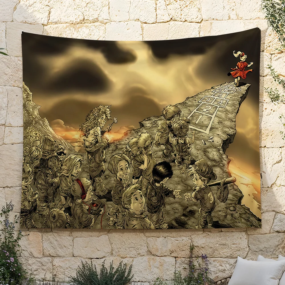Band-Korn-Flagge für Schlafzimmer, Wohnzimmer, Bar, Garten, Outdoor, aktive Dekoration, Hintergrund und Konzert