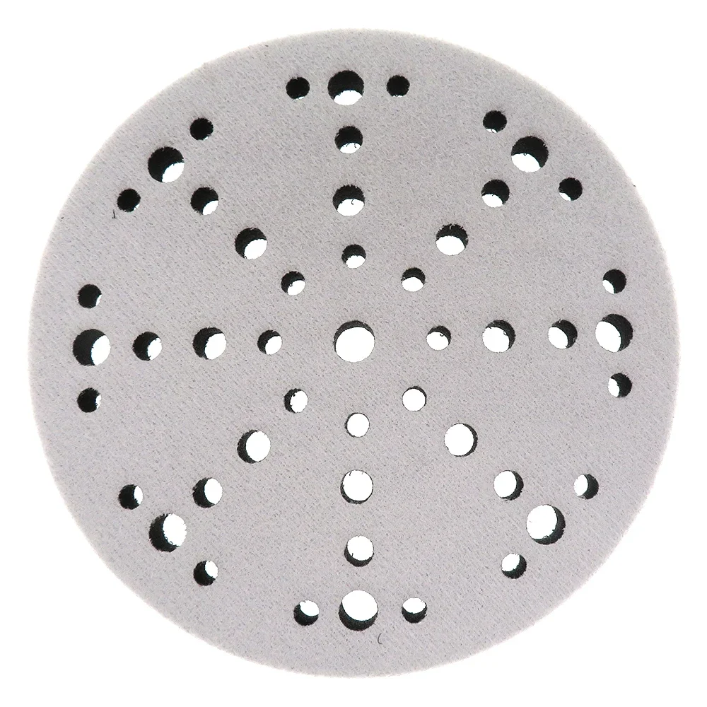 2Pcs Soft Interface Pad  6 Inch 150mm 48 Holes Buffer Sponge for Sanding Pads Automobiles Motorcycles Abrasive Tools and Wood