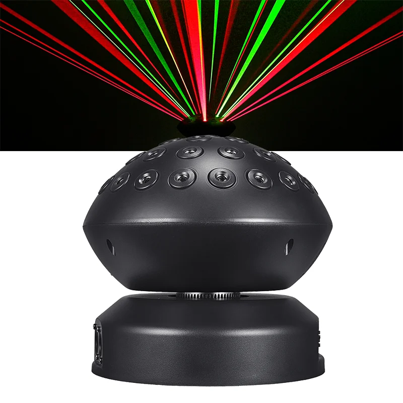 Genuine 60W RGB Lighting Stage Color Laser Lamp DMX512 Signal Voice Control Party Disco Bar Christmas Exclusive