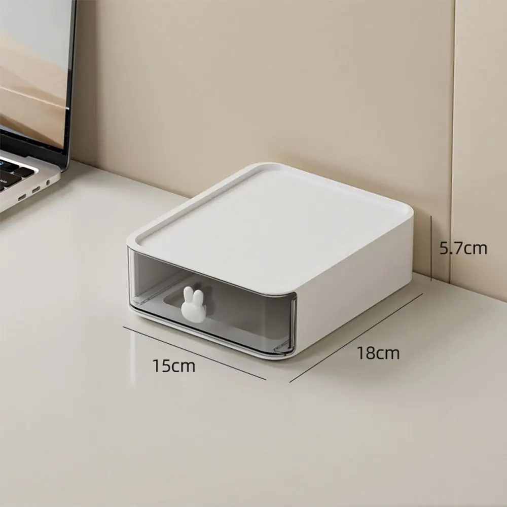 HIPS Desktop EvaluPP-Boîte de Rangement de Grande Capacité, Support avec Mallette de Rangement Transparente MELCosmetics