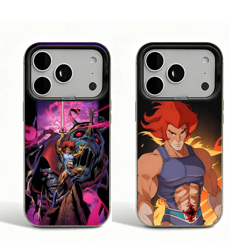 

T-Thundercats Black Matte Phone Case For iPhone 12 11 14 13 17 16 15 Pro Max Large Lens Frame Cover