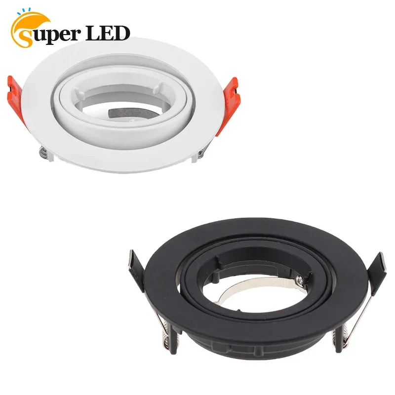 

Recessed Ceiling Frame Led Spotlight Housing Down Light Fixture GU10/MR16 Bracket 2 Color Spot Light Frame