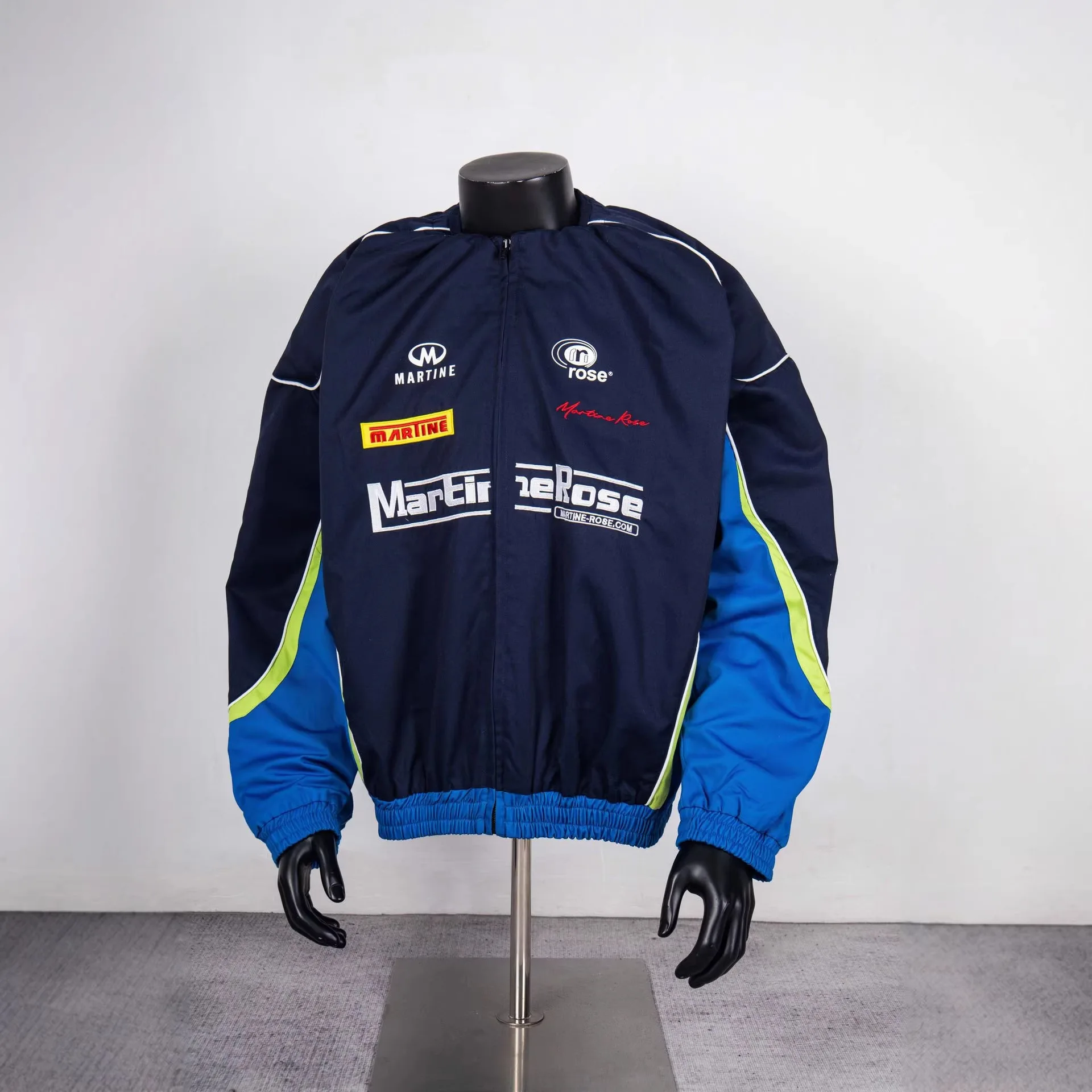 

Martine rose Retro Racing Suit Style Contrast Color Trendy Loose-Fitting Casual Unisex Multi-Purpose Jacket