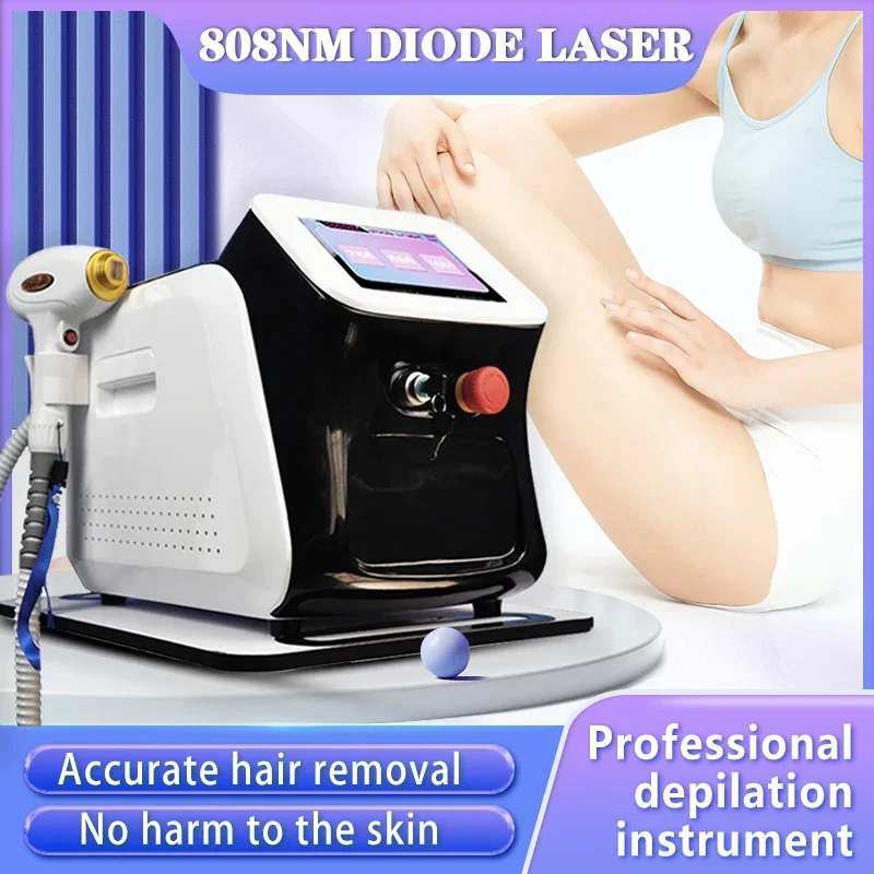 Grote Promotie 808nm Diode Laser Ontharing Machine Snelle Ontharing Laser Alle Huidkleuren 30 Miljoen Shots Verwijderen Haarlaser