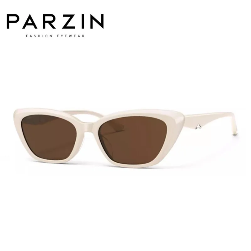 PARZIN New Sunglasses Vintage Cat Eye Sunglasses Women Fashion Ladies Shades UV Protection 12732