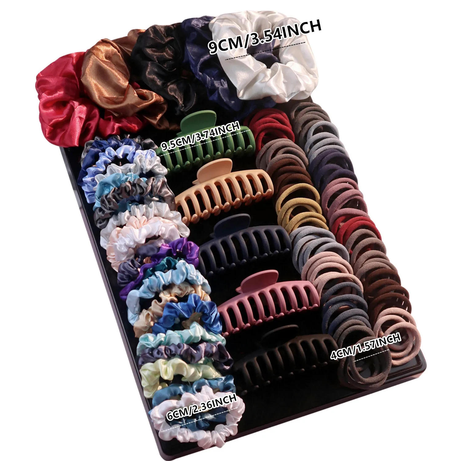 Neuer Haarschmuck für Frauen, nahtlose Pferdeschwanzhalter, verschiedene Haarspangen, Haargummis, Haarbänder, Haargummis für Urlaubsparty – Detail 4