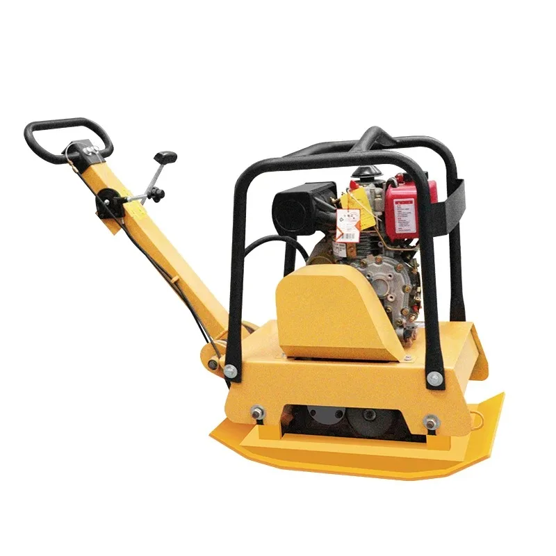 Compattatore per pilonia con piastra vibrante Compattatore piatto doppio direzionale per funzionamento semplice