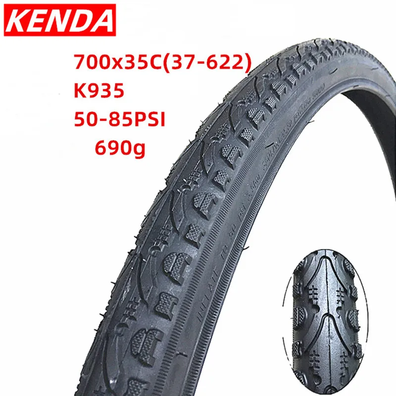 

KENDA K935 Bicycle Tire 700×35C/38C/40C Road Bike Semi Slick Tyre