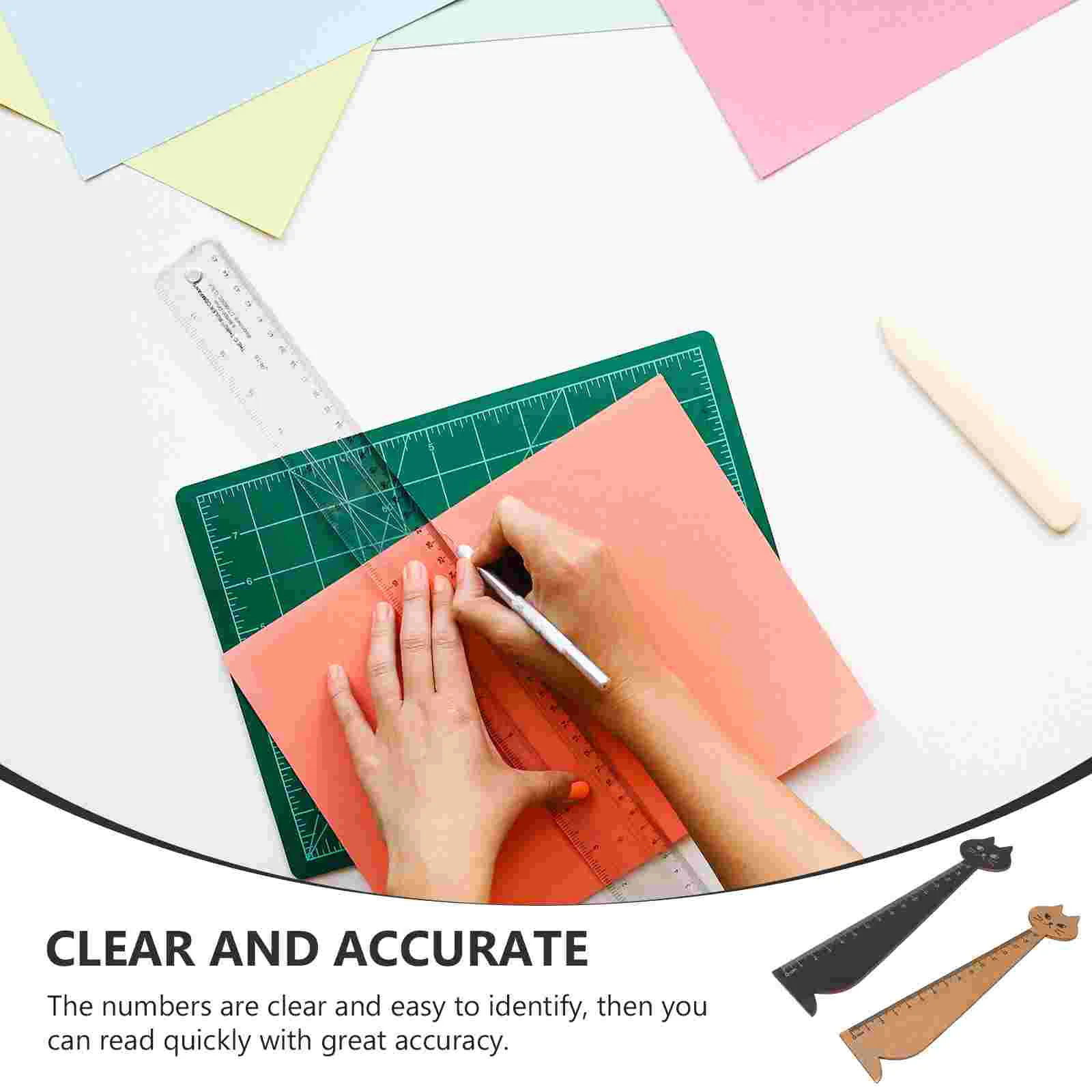 10 шт., линейка для рисования кошек