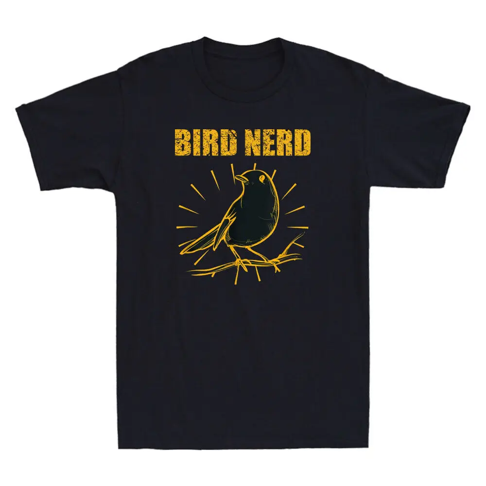 Bird Nerd Bird Watching Watcher Funny Birds Lover Novelty Men's T-Shirt Gift Tee