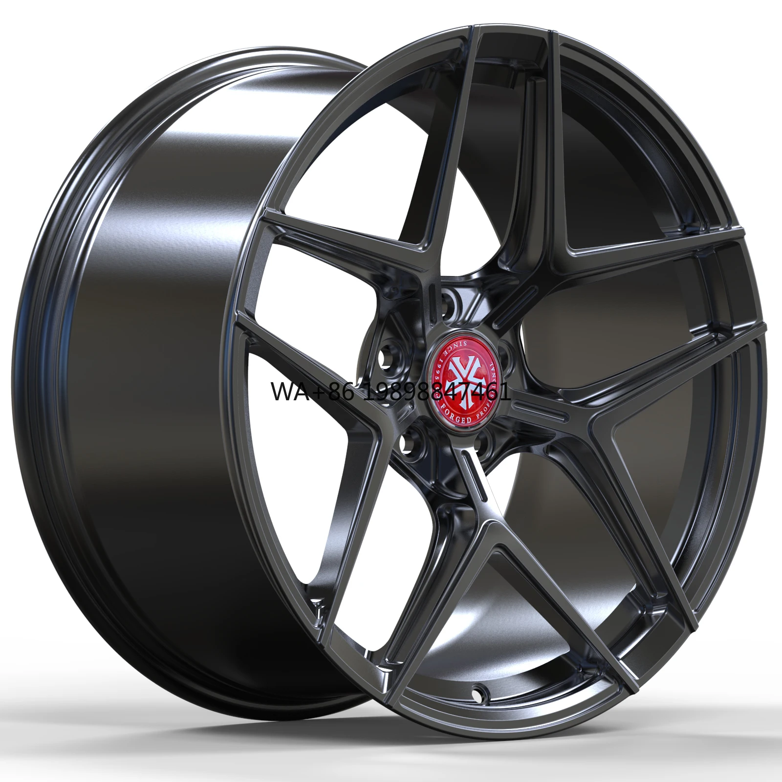 GX 1 Piece Forged Wheel Mono Block Five-pointed Star Design Custom Forged Car Rims for Auto Parts