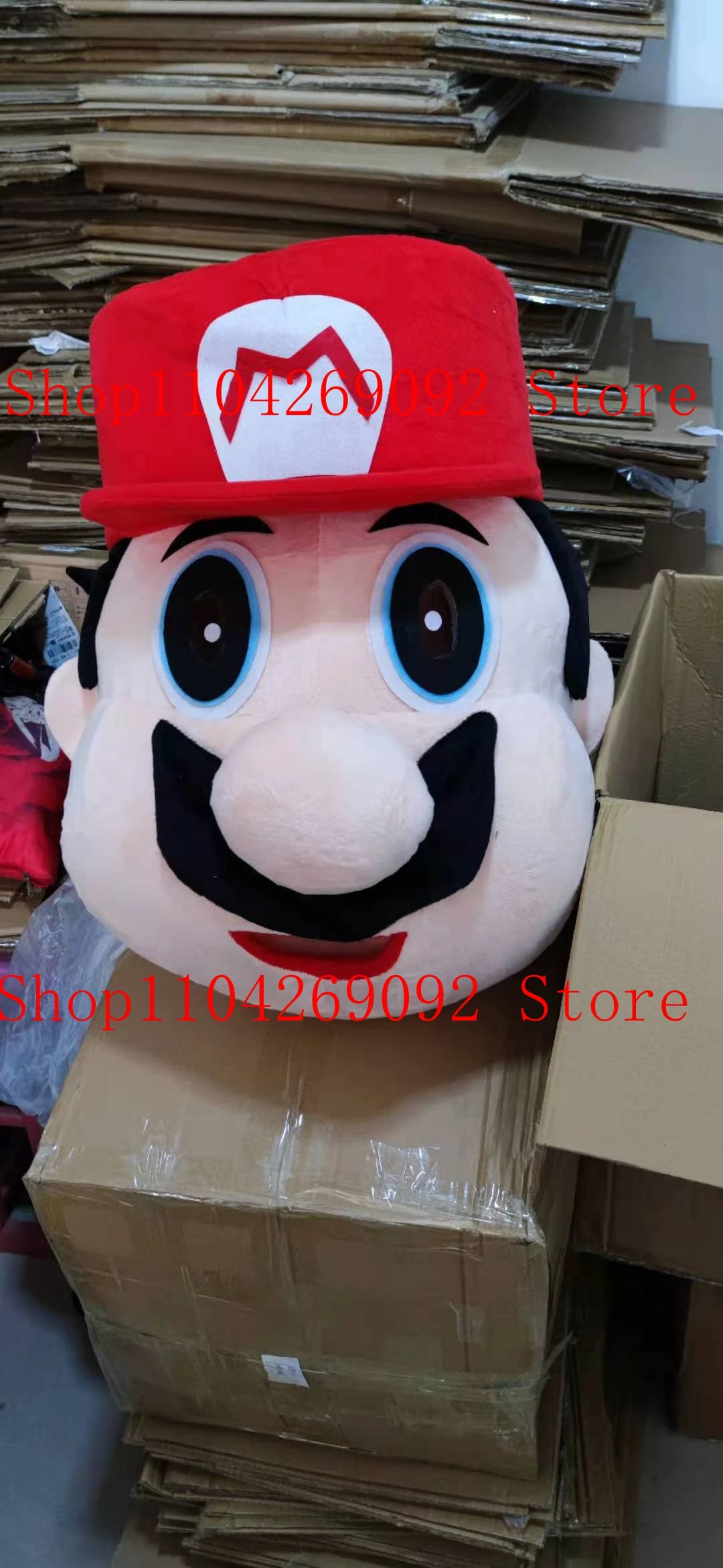 

Adult Red Mushroom Man Mascot Costume Cartoon Cosplay Costume Halloween Christmas Party Maskote Carnival Characters for parties