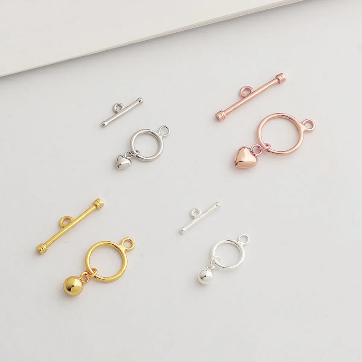 

1 комплект, позолоченные застежки из стерлингового серебра 925 пробы, застежки для браслета, застежки для ожерелья для изготовления ювелирных изделий