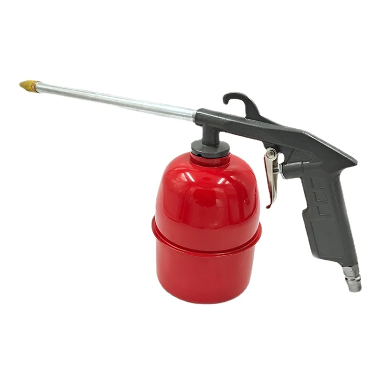 

Пневматический пистолет для чистки двигателя автомобиля, красный горшок, ремонт автомобиля, пистолет для очистки масляного канала двигателя, высококачественные инструменты для чистки автомобиля
