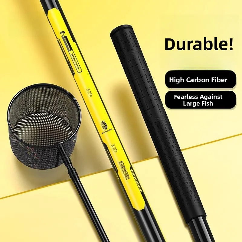 ultra-light-carbon-fishing-net-rod-set-large-game-retrievable-fishing-net-extendable-reel-head-complete-kit-for-outdoor-campi