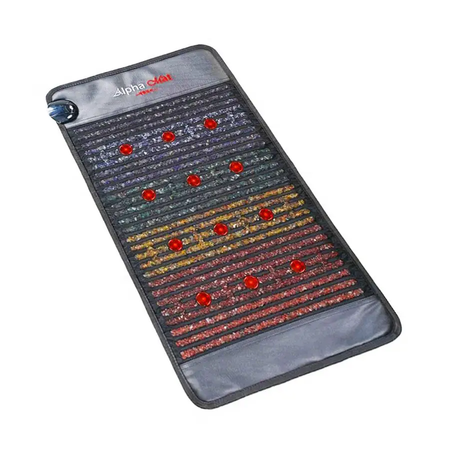 

Luxuryade A800 Infrared BIO Pemf Cushion Heating Photon Red Light Amethyst Therapy Mat Tourmaline Massage Jade Mattress