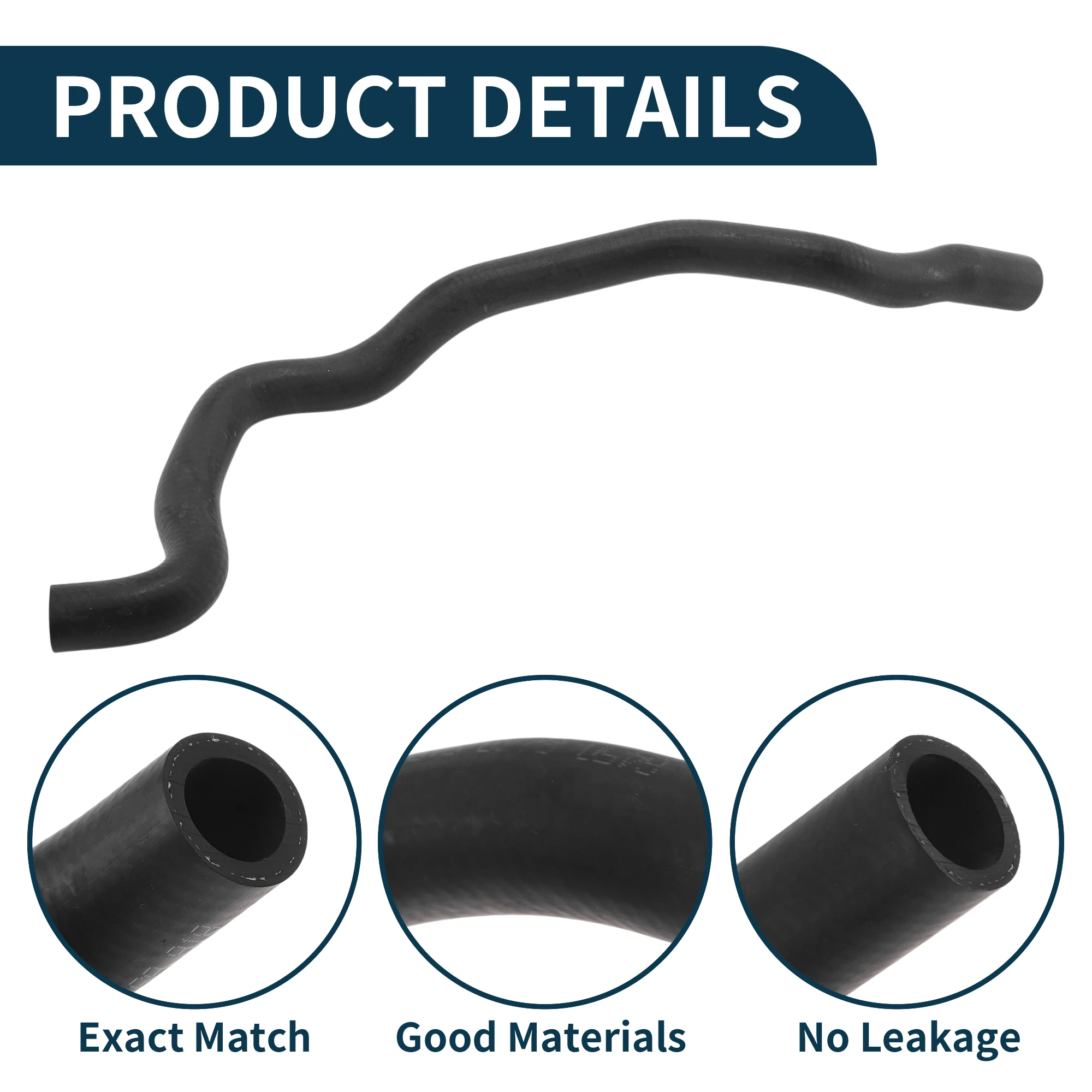 

UXCELL Шланг радиатора Шланг нагревателя Выпускной шланг радиатора No 64509169918 для BMW 535i 2011-2016 Резиновая водопроводная труба с подогревом