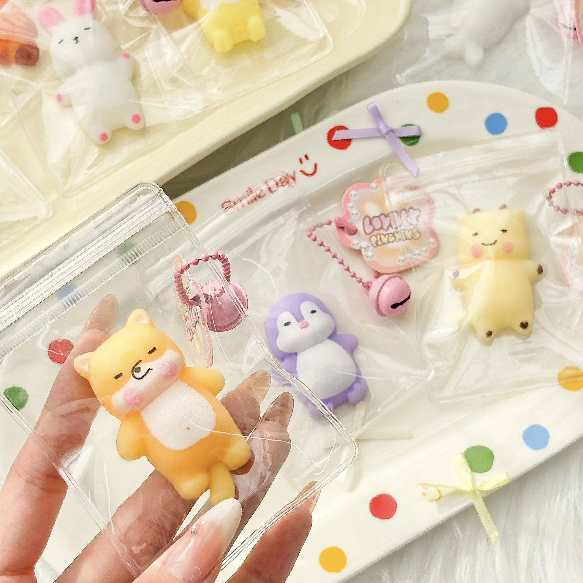 Mignon Mini Squish paresseux somnolent Animal presser Fidgeting jouets adulte sensoriel jouets Antistress Taba Squishy filles enfants jouets cadeaux