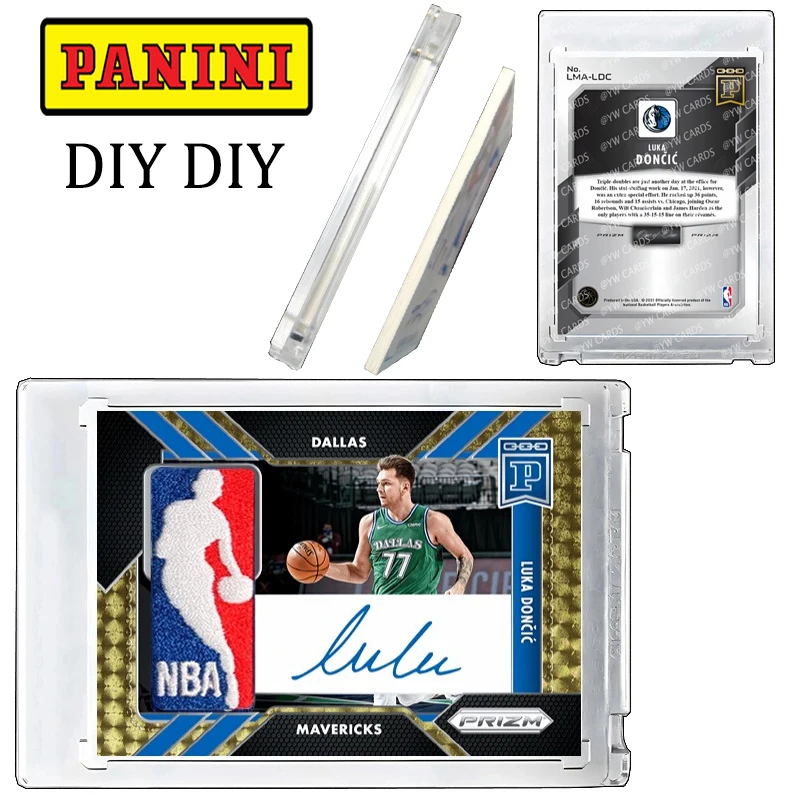 Panini karta gwiazda domowej roboty DIY Doncic podpisany karta loganowa cegły gwiazda koszykówki karty kolekcjonerskie świąteczne prezenty urodzinowe