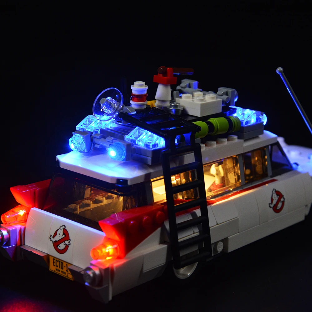 LED Light Kit For 21108  Ghostbusters Ecto-1 Car Bricks  DIY Toys Set (Not Included Building Blocks)