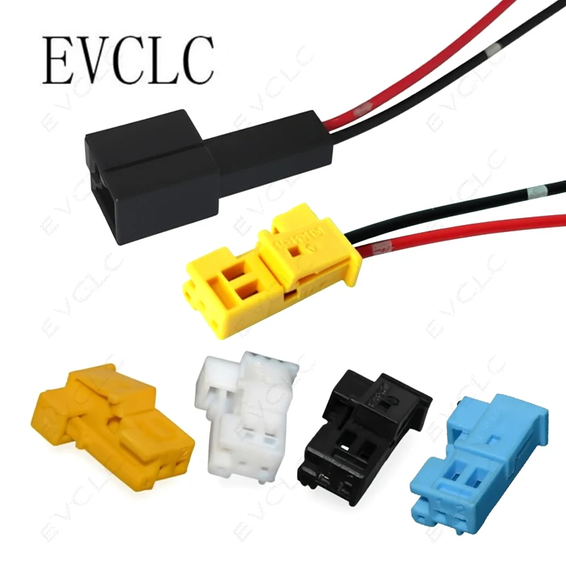 2 Sets 2-Pin Car Wiring Harness A0285450126/1-1418639-1 for Mercedes-Benz CAN Berlin Voice Tweeter Plug Steering Wheel Paddles