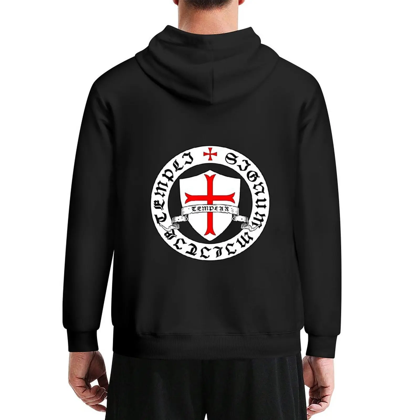 

Knights Templar 12th Century Seal - Holy Grail - templars - crusades Hoodie blouse men's autumn clothes tracksuits