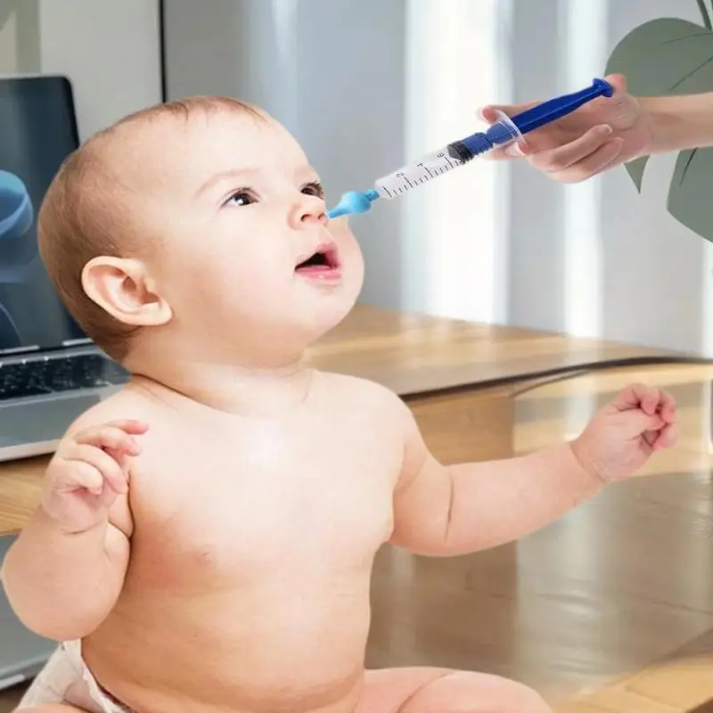 

1/2Pcs Needle Tube Baby Nasal Aspirator Syringe Baby Nose Cleaner Rhinitis Nasal Washer Irrigator Baby Nose Washing For Children