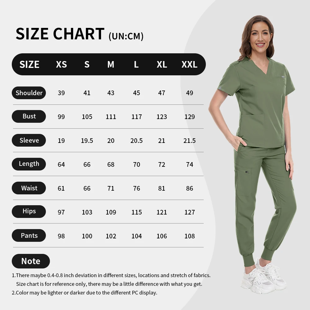 Vendita calda Medico Unisex Scrub Uniforme Ospedale Infermieristica Medica Scrub Traspirante Infermieristica Sanità Farmacia Abbigliamento Da Lavoro Spa Uniforme