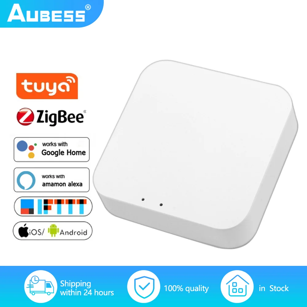 

Tuya ZigBee 3.0 Gateway Bridge Smart Life APP Wireless Remote Control Home Automation Hub Works With Alexa Google Home