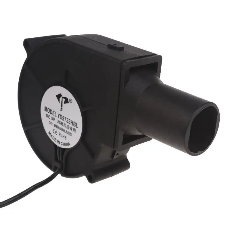 

652F 5V Вентиляторы Вентиляторы Угольная Зажигалка Воздуходувка Зажигалка для барбекю Гриль Вентилятор Воздуходувка