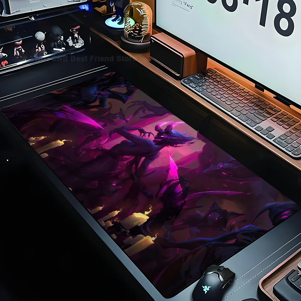 

Evelynn Soul Fighter League of Legends Mousepad Mouse Mat Desk Mat With Pad gaming accessories Prime Gaming XXL Keyboard Pad