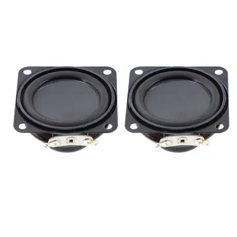 2 개/몫 1.5 인치 40MM 서브 우퍼 스피커 4 옴 5W 휴대용 미니 내부 듀얼 마그네틱 16 코어베이스 DIY BT 홈 사운드 극장