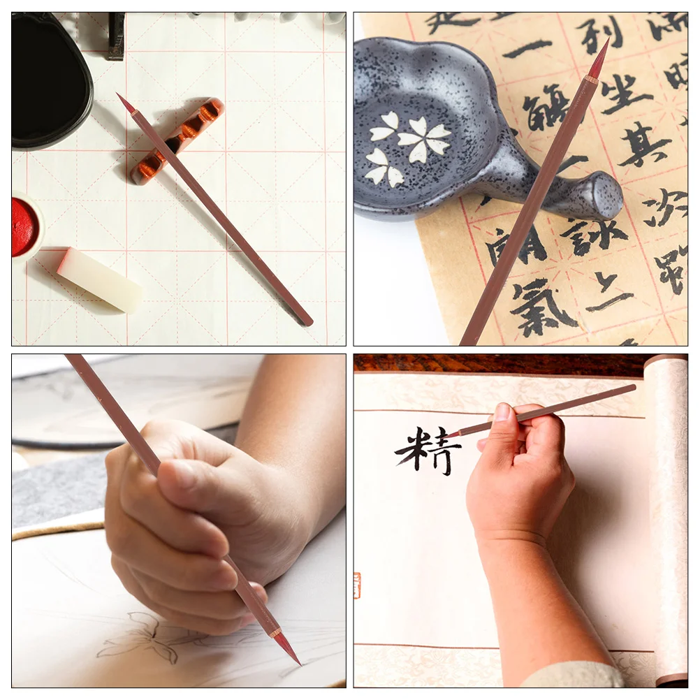 6 Pcs Beginner Calligraphy Brush Writing Portable Painting Multipurpose Child Paintbrushes