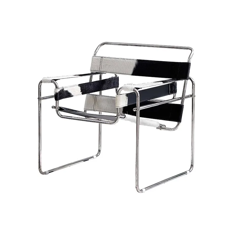 

Single simple stainless steel negotiation chair