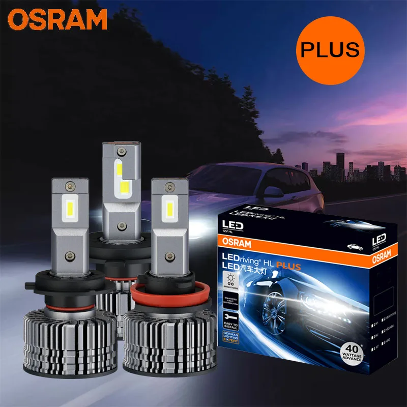 

OSRAM LEDriving CF2.0 Plus LED H7 H4 H11 HB3 HB4 Car Headlight 80W 12/24V H8 H16 9005 9006 6000K White Fog Lamp High/Low Light2X
