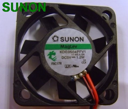 

Original For Sunon maglev KDE0504PFV1 DC 5V 1.2W 2Wire server inverter axial Cooling Fans