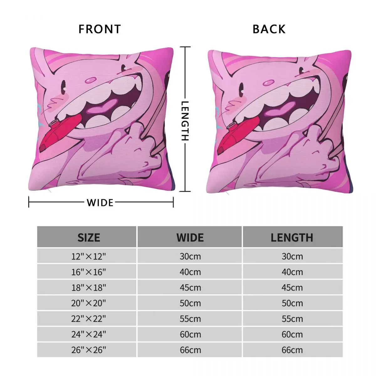 Max Square Pillowcase Pillow Cover Polyester Cushion Decor Comfort Throw Pillow for Home Car