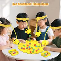 Bumble Bee Magnetic Toy Funny Family Board Games Montessori Sorting Puzzle Fishing Toys Interactive Games for Kids and Adults