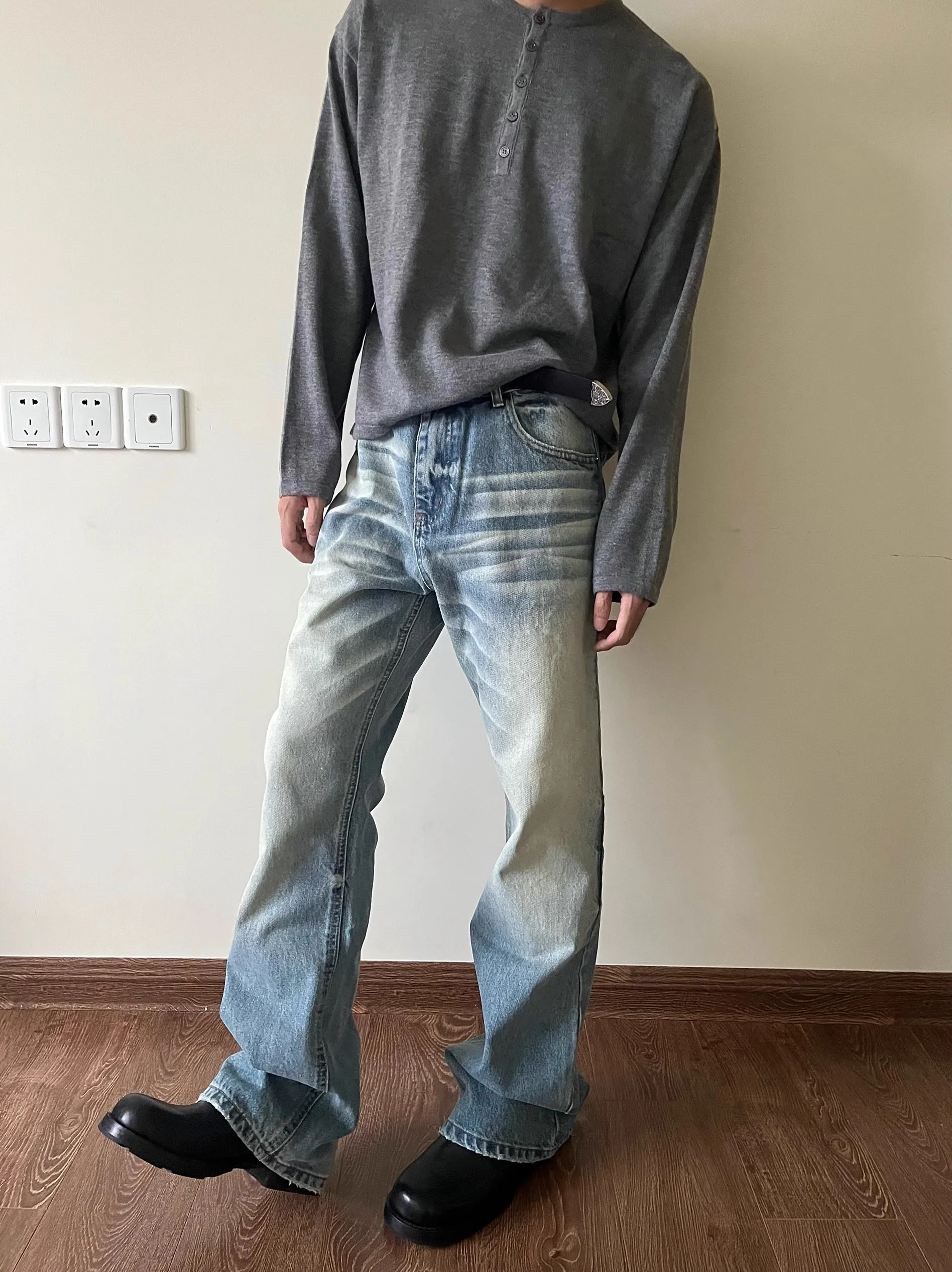 

Мужские джинсы American Sle Vintage: прямые, удлиненные, повседневные, дышащие, свободного кроя, на все сезоны