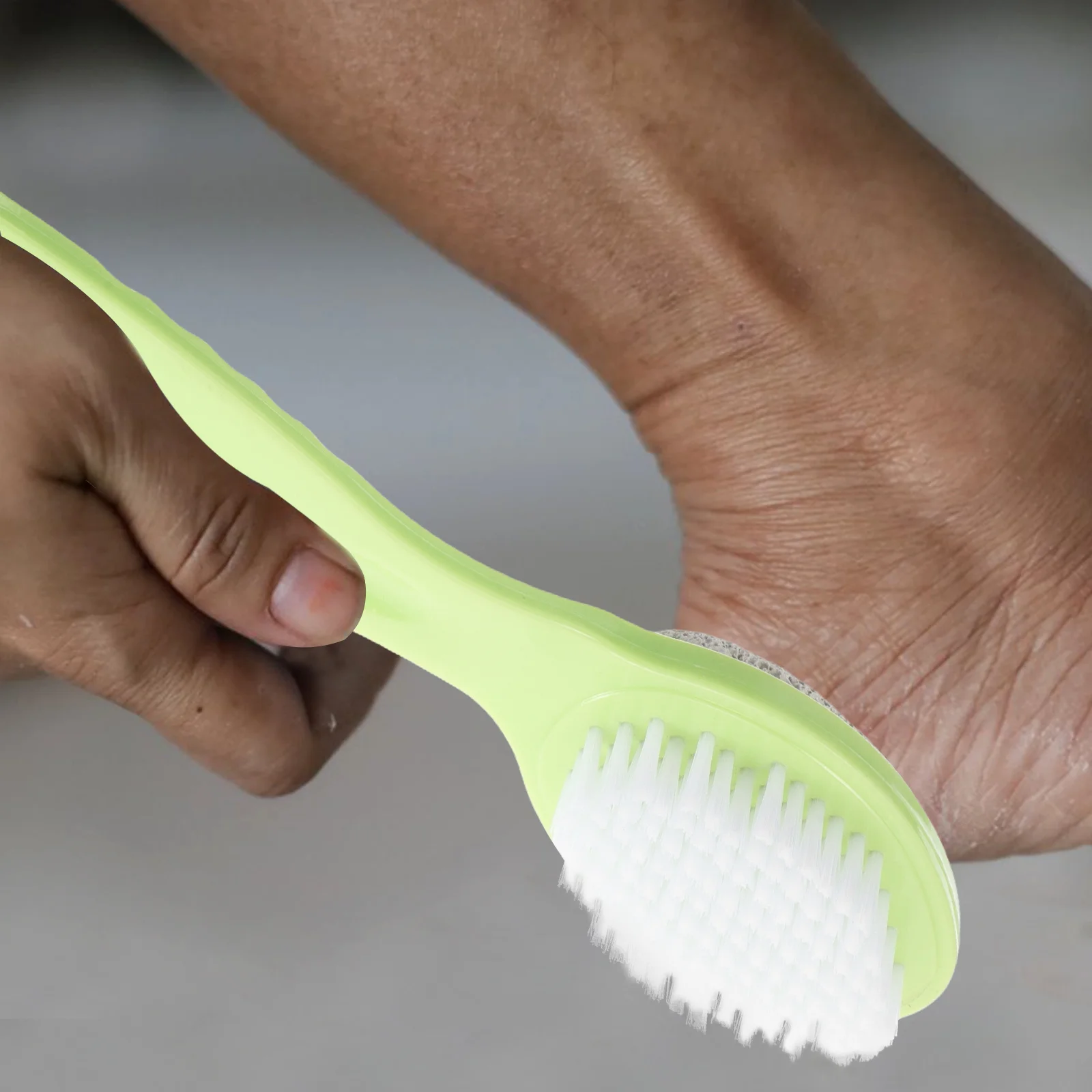 

2pcs Double Sided File Pumice Stone Brush For Dead Skin Removal Exfoliating Tool Hard Skin Remover Foot Scrubber Shower Foot