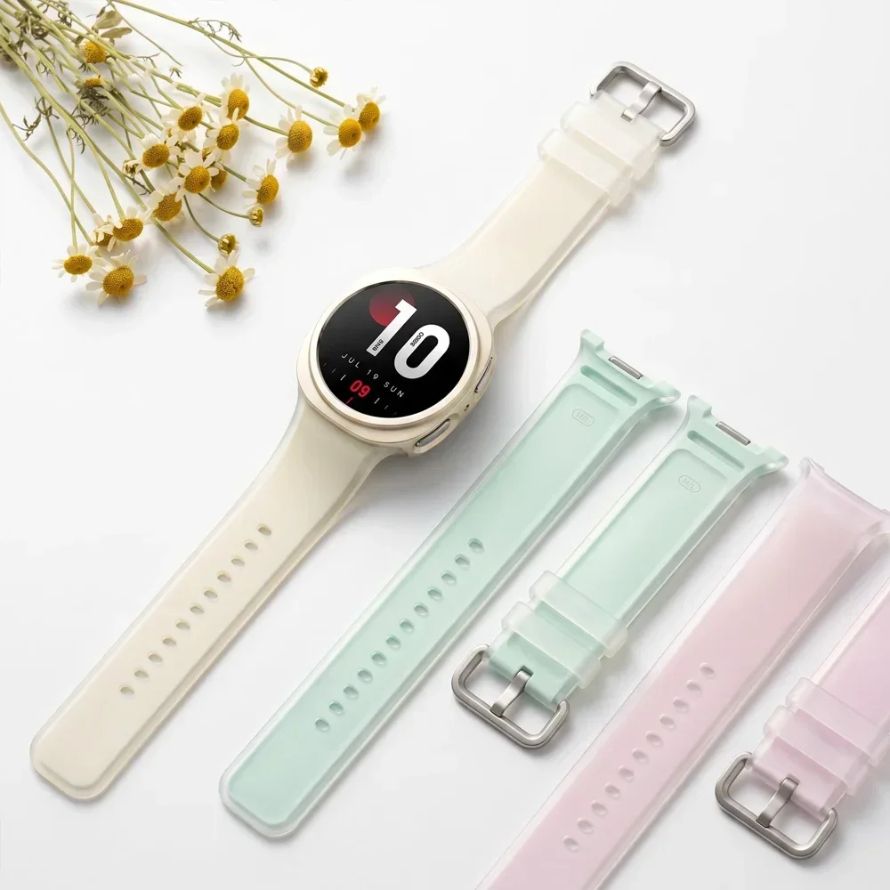 2-in-1-Schutzhülle + Armband für Samsung Galaxy Watch 8 9 40 mm 44 mm, Displayschutz aus Glas/hohler Schutzrahmen, Sport-Silikonarmband für Galaxy Watch 9/8 – Detail 23